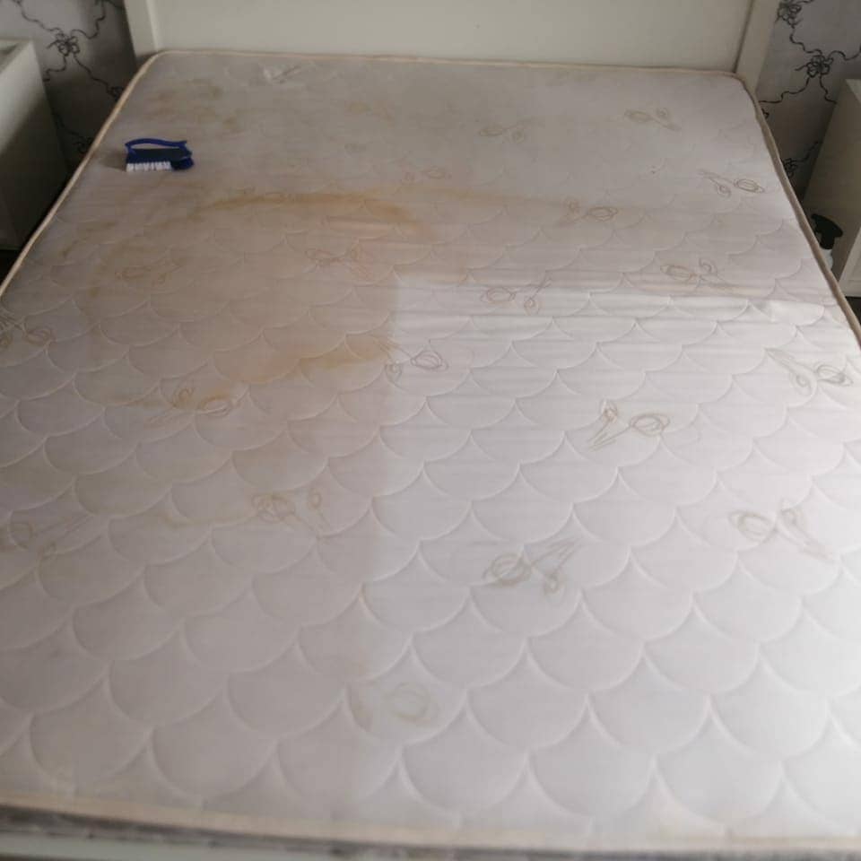 Матрас до чистки